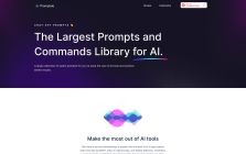 Promptsio - The Largest Prompts and Commands Library for AI.
