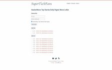HackerNews daily Top stories Digest by AI, mailing list