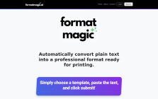 Format Magic