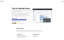 Text to Calendar