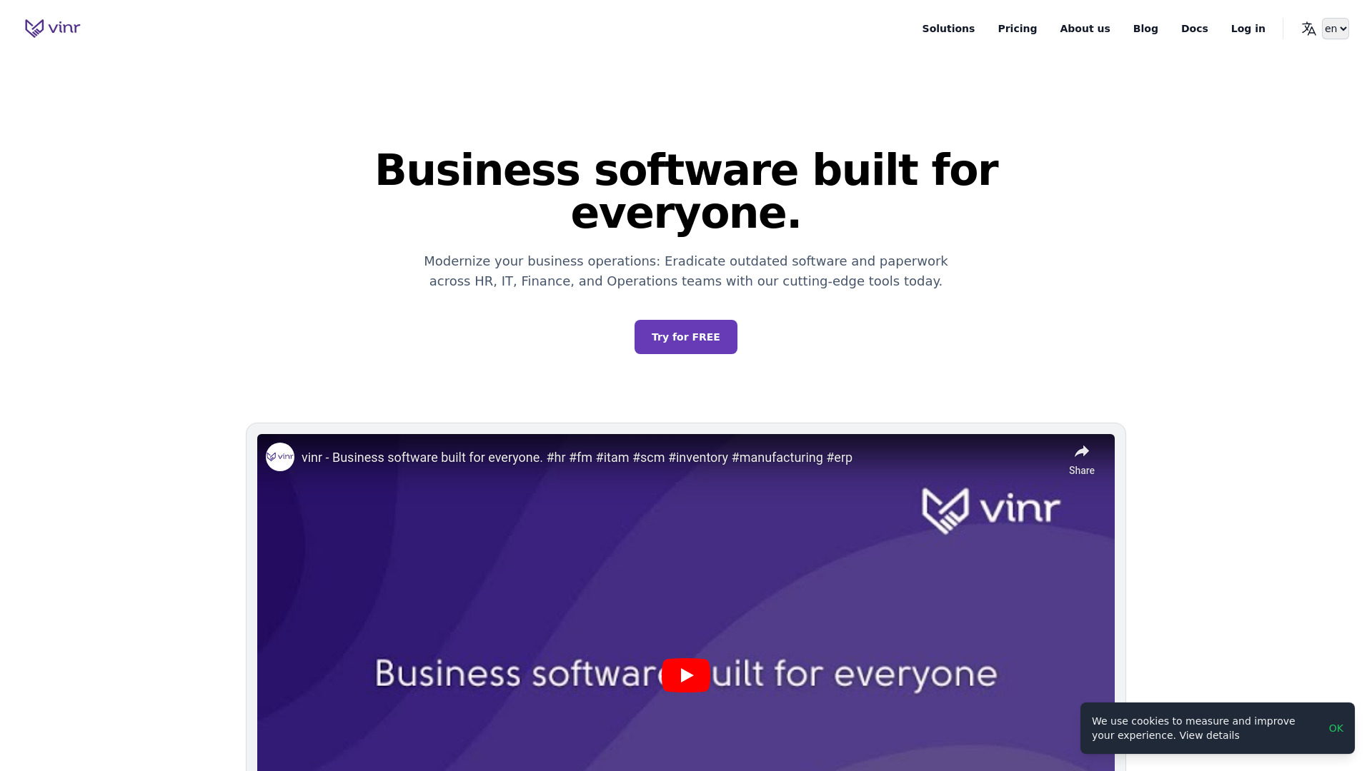 vinr Enterprise Solutions