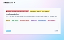Auto Backend