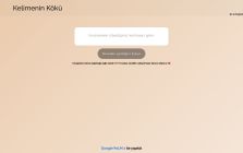 Kelimenin K?kü