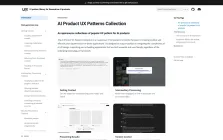 AI Product UX Pattern Collection