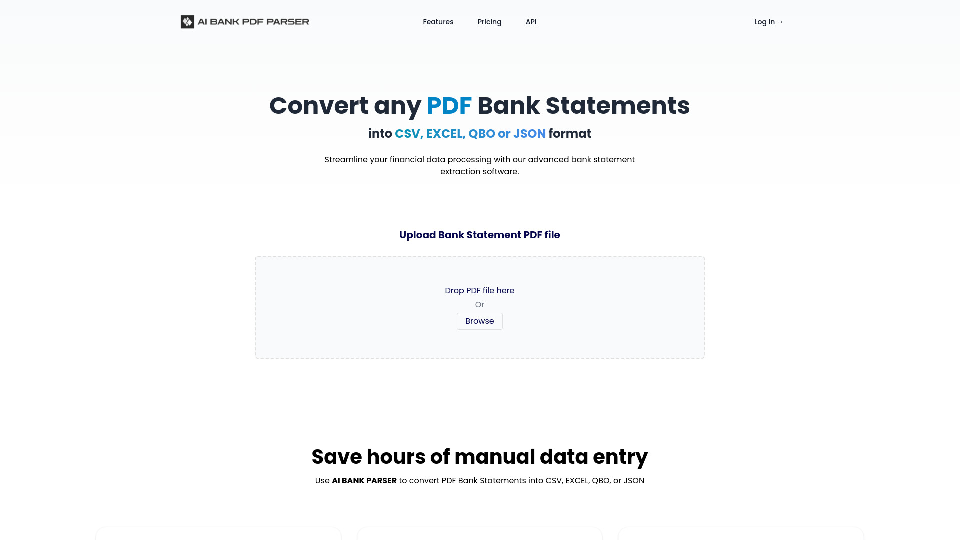 PDF Bank Statements Converter