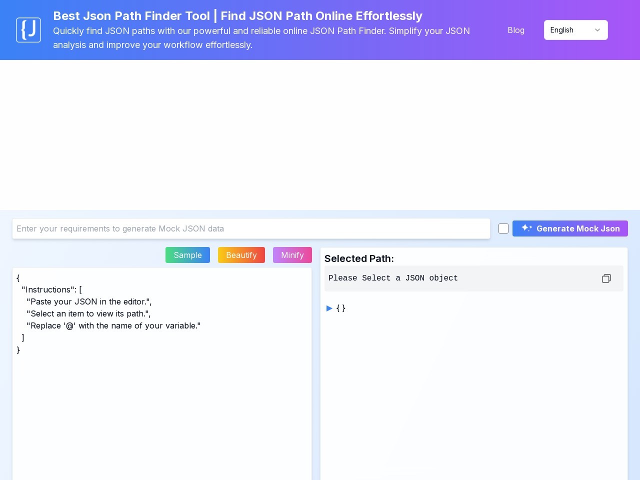 Find JSON Path Online