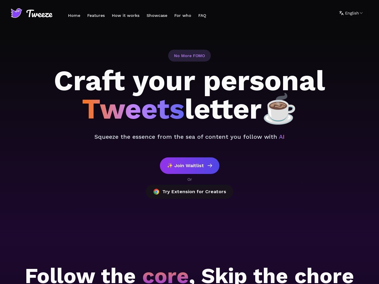 Tweeze