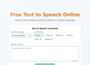 TTS Free Online免费文本转语音