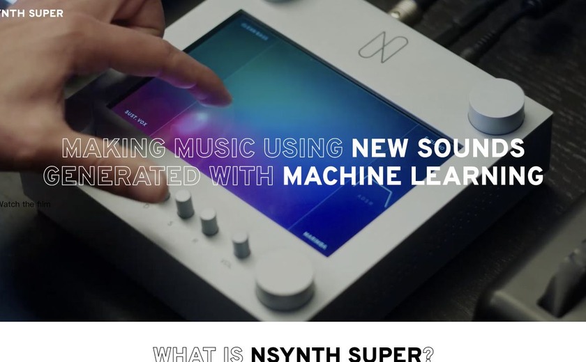 Google’s NSynth截图