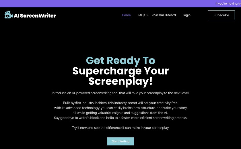 AI Screenwriter截图