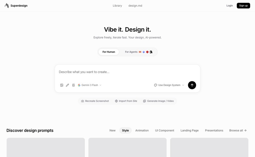 SuperDesign截图