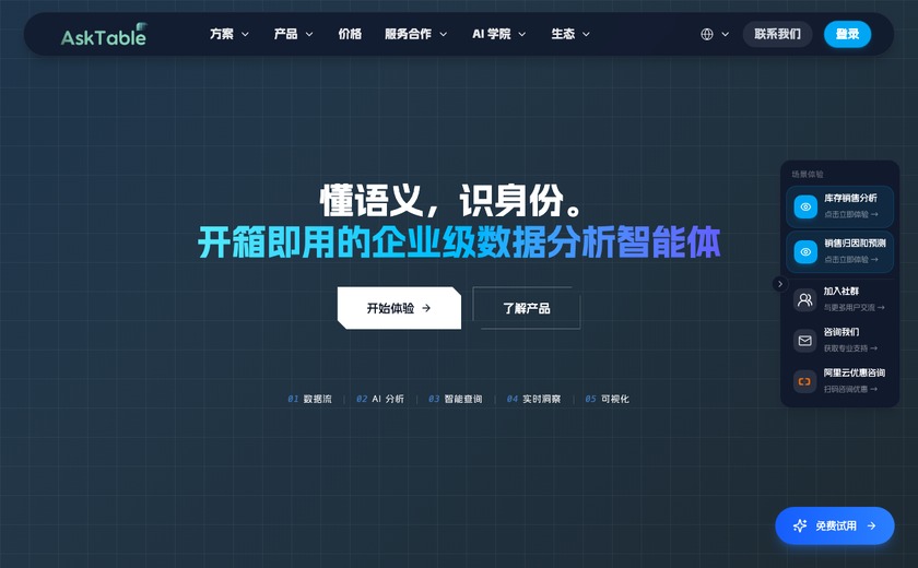 察言观数AskTable截图