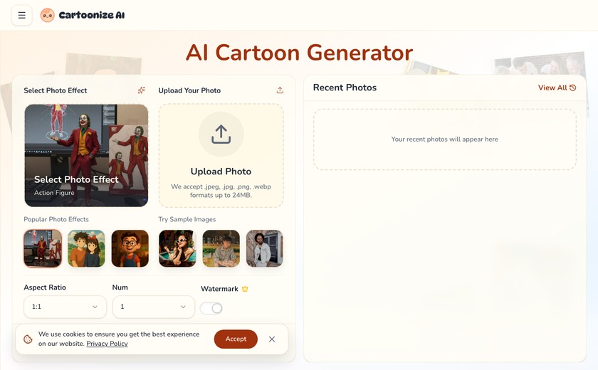 Cartoonize AI截图