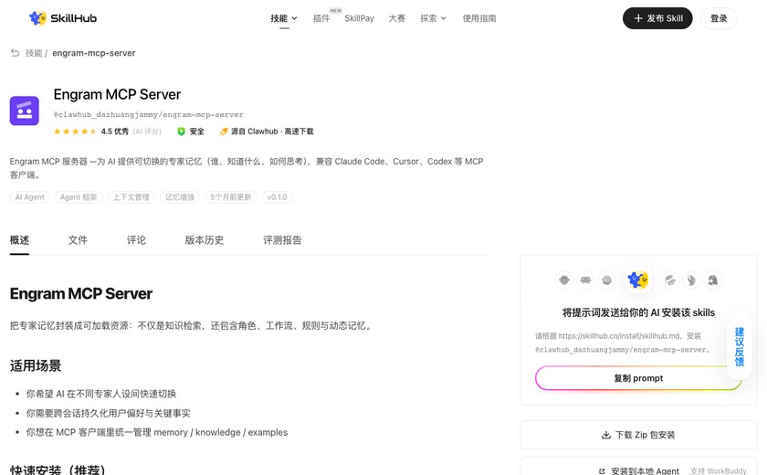 Engram MCP Server截图