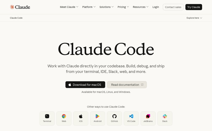 Claude Code截图