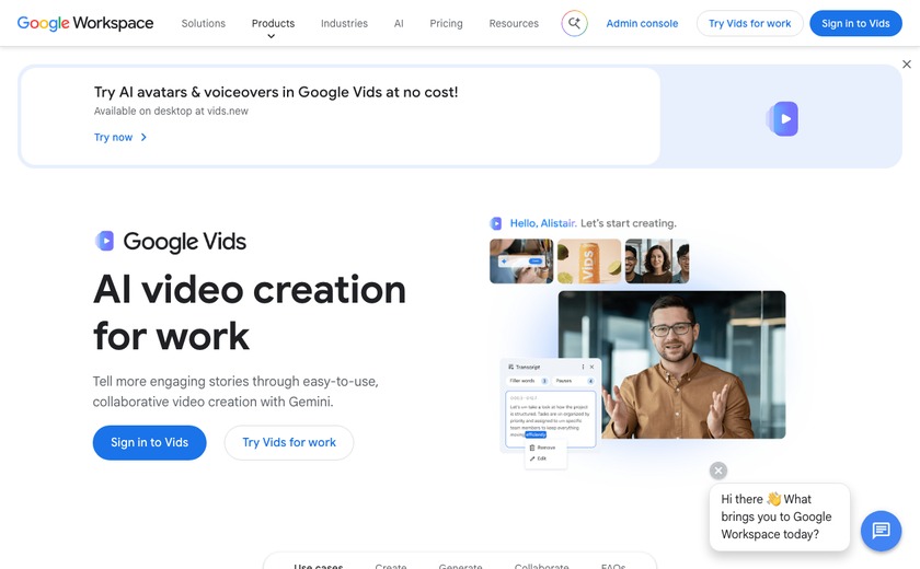 Google Vids截图