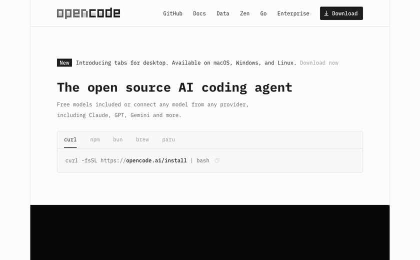 OpenCode截图