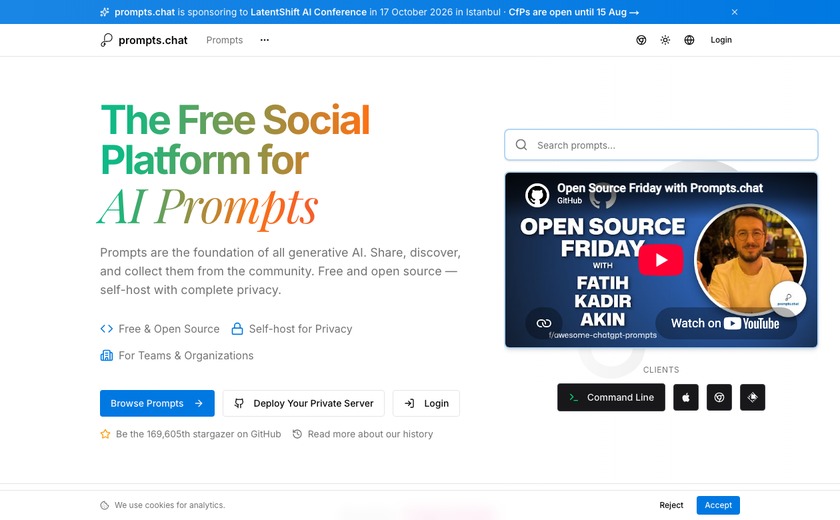 Awesome ChatGPT Prompts截图