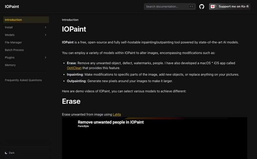 IOPaint截图