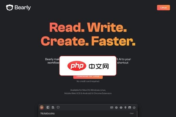 Bearly截图