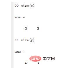Operation content of size function in Matlab-Computer Software-php.cn