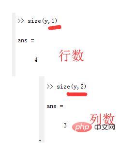 Operation content of size function in Matlab-Computer Software-php.cn