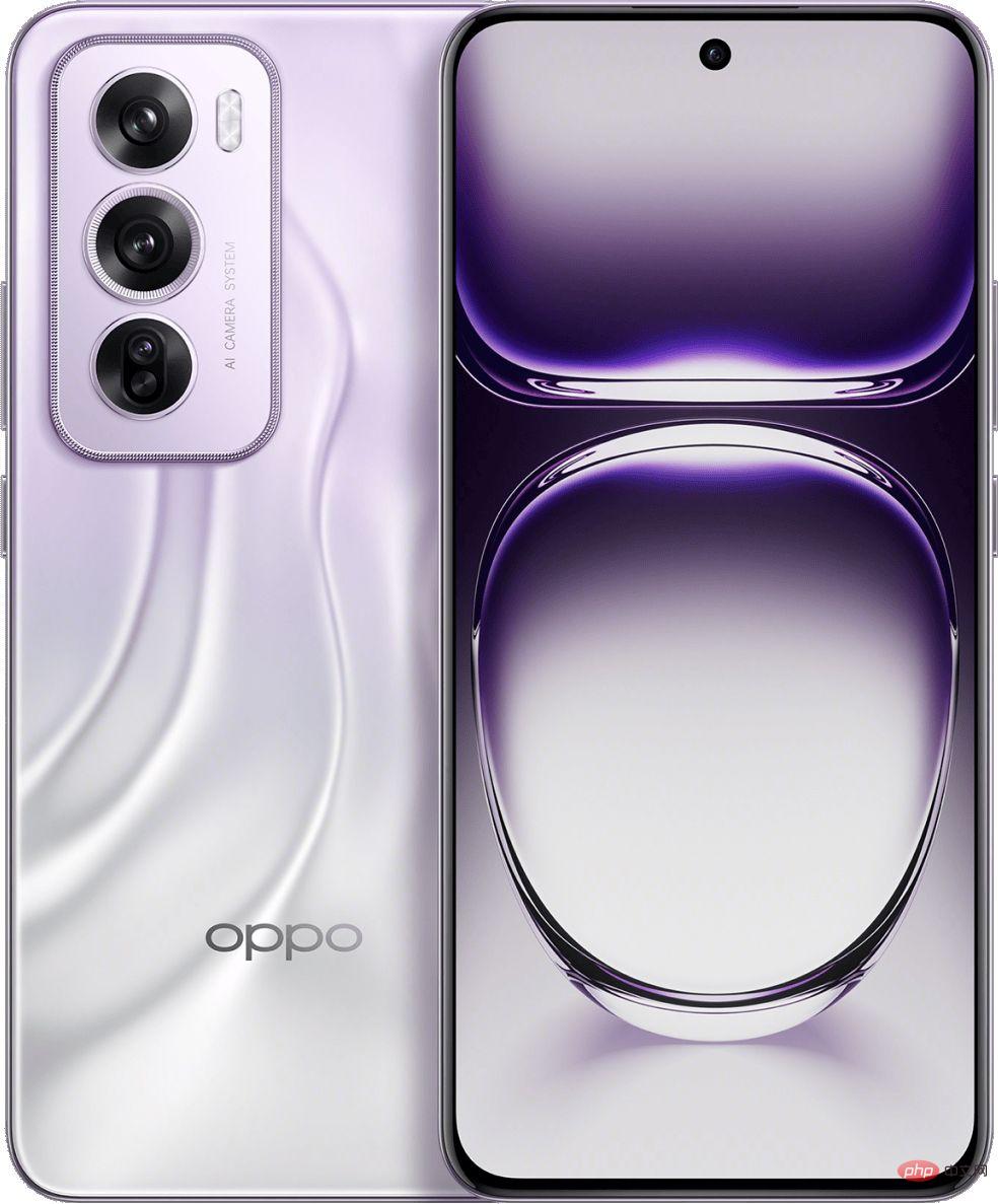 OPPO Reno 12 系列手机渲染图曝光:等深微曲屏