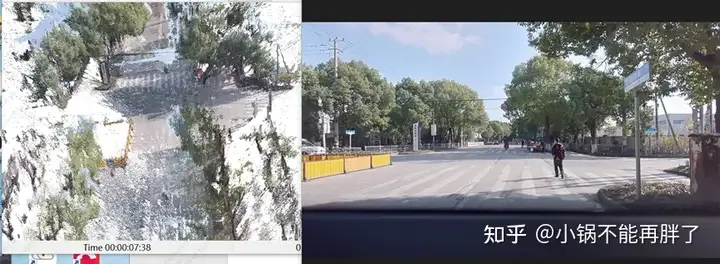 The first pure visual static reconstruction of autonomous driving