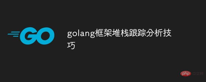 Golang 프레임워크 스택 추적 분석 기술