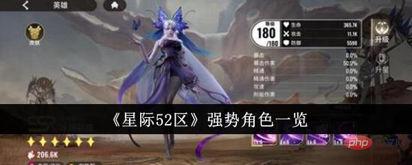《星际52区》强势角色一览