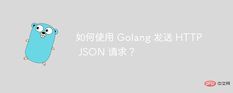 如何使用 Golang 发送 HTTP JSON 请求?