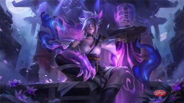 리그 오브 레전드 Soul Lotus Riven 특수 효과 디스플레이