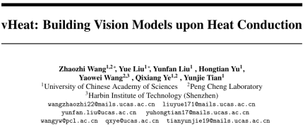 The visual representation model vHeat inspired by physical heat transfer is here. It attempts to break through the attention mechanism and has both low complexity and global receptive field.