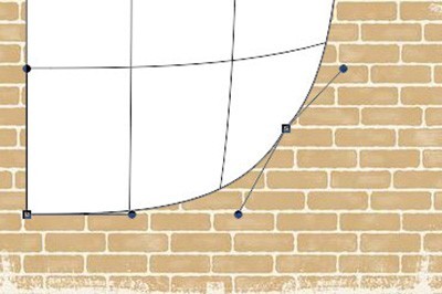 PS用紙端の反り効果の作り方_完成までのいくつかのステップ