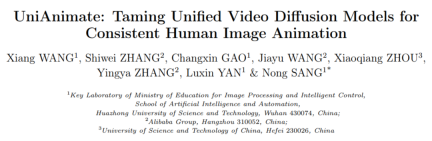 Supports the synthesis of one-minute high-definition videos. Huake et al. proposed a new framework for human dancing video generation, UniAnimate.
