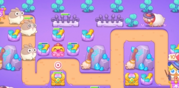 Defend Carrot 4 Apo and the Magic Treasure Level 110 Graphical Guide