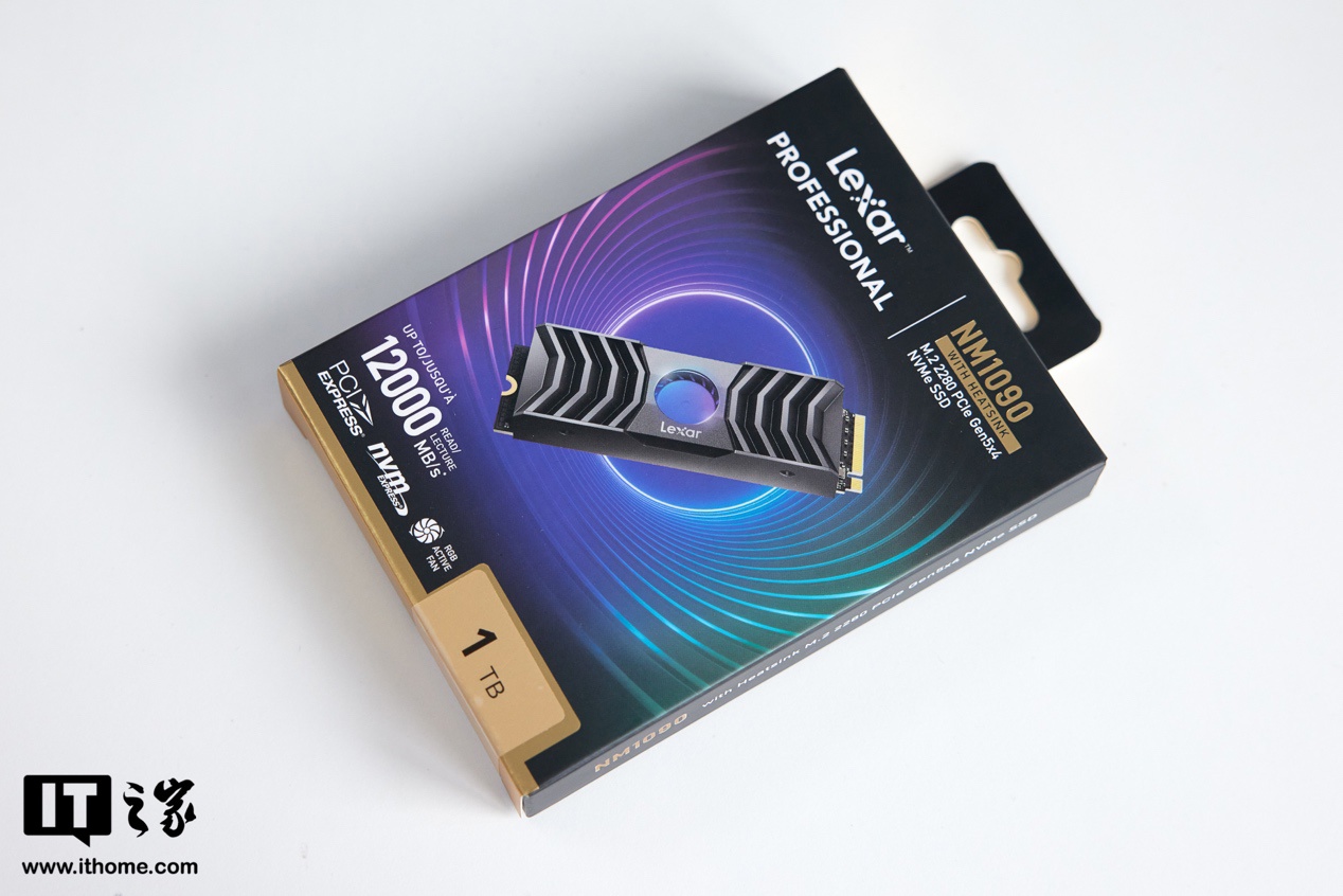 雷克沙 NM1090 PCIe5.0 Gen5x4 NVMe 固态硬盘图赏:全副武装的读写性能怪兽