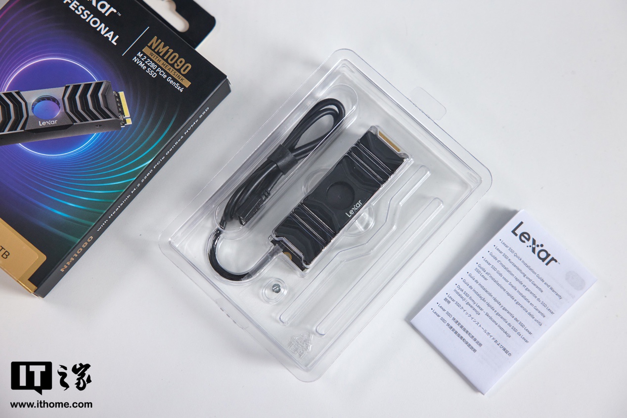 雷克沙 NM1090 PCIe5.0 Gen5x4 NVMe 固态硬盘图赏:全副武装的读写性能怪兽
