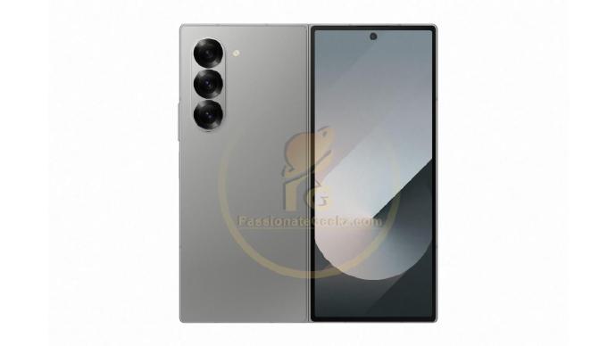 三星 Galaxy Z Fold6 折叠屏手机粉色款渲染图首曝,7 月 10 日发布