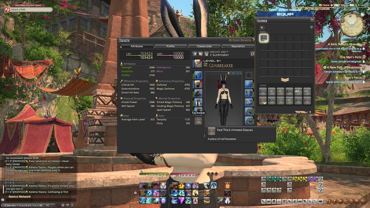 How to wear glasses in ffxiv dawntrail facewear explained mobile game