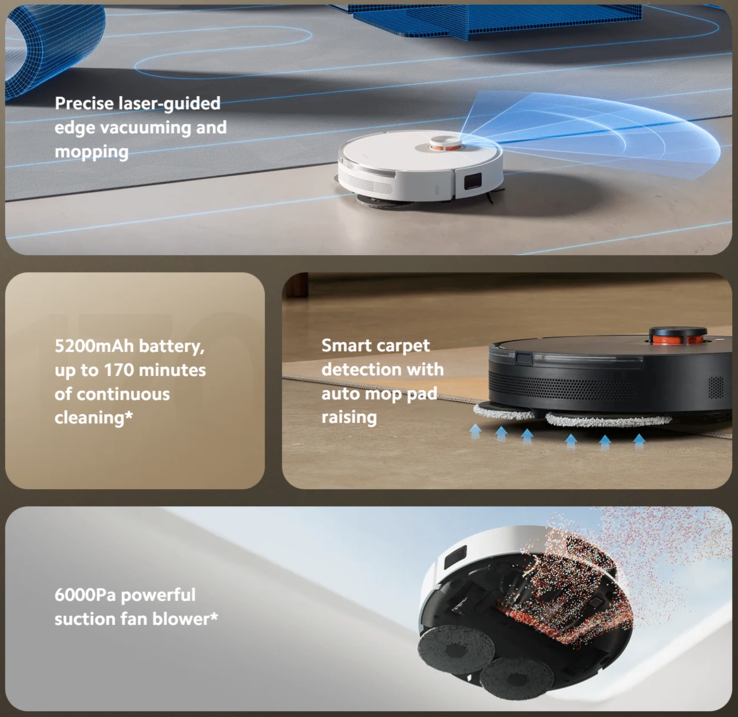 Xiaomi Robot Vacuum S20+ appears as more powerful model