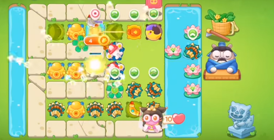 Defend Radish 4 White Radish Legend Level 55 Walkthrough