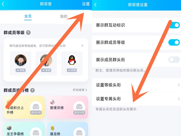 QQ怎么设置专属头衔 QQ设置专属头衔操作方法