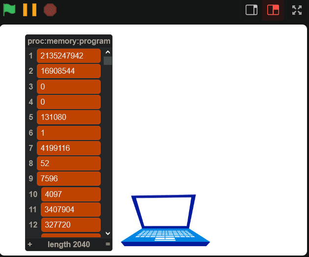 building a computer in a programming language for kids