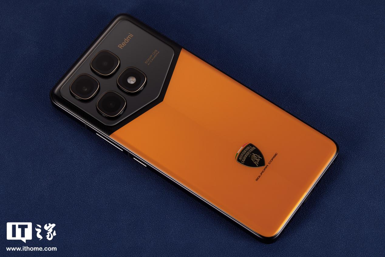 Redmi K70 至尊冠军版手机图赏:兰博基尼联名,彰显速度和激情