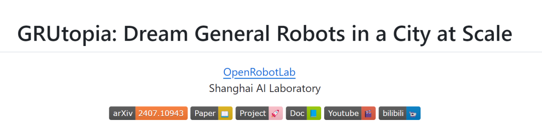 The robot version of Stanford Town is here, specially built for embodied intelligence research
