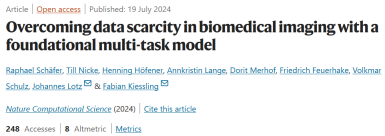 New standard for AI imaging, only 1% of original data can achieve the best performance, general medical basic model published in Nature sub-journal