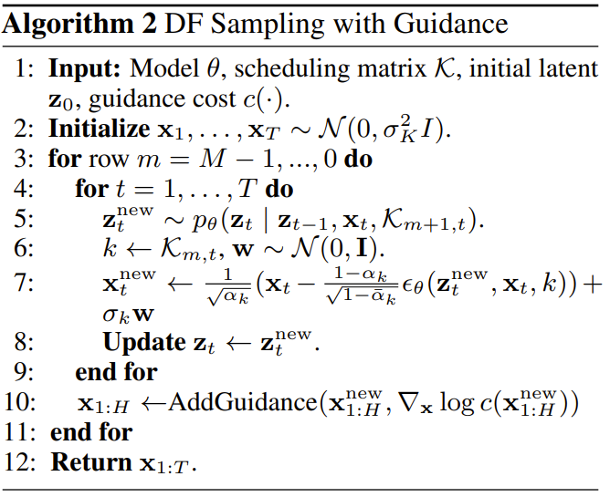 Unlimited video generation, planning and decision-making, diffusion forced integration of next token prediction and full sequence diffusion
