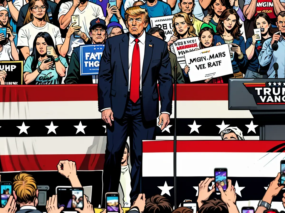Pro-Bitcoin-President: Trump campaigning for voter support at Crypto Conference