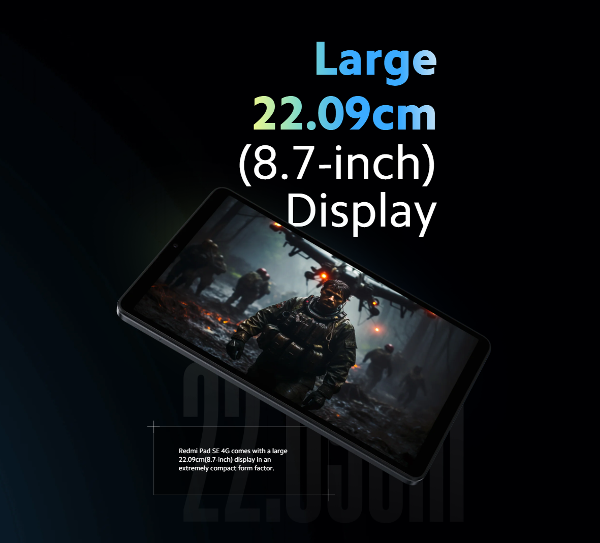 小米 Redmi Pad SE 4G 平板上线海外官网:联发科 Helio G85、8.7 英寸屏,首发 10999 卢比起